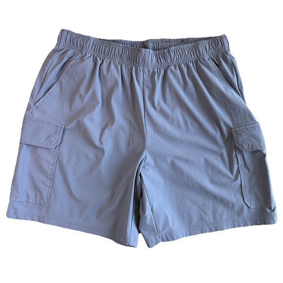 Tech gear blue Athletic short size medium elastic‎ band Pockets - Picture 1 of 9